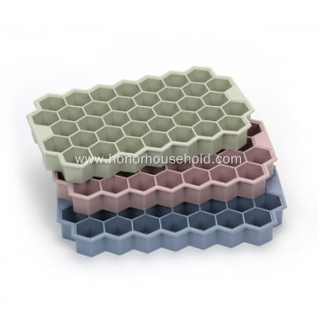 Silicone honeycomb ice grid hole ice mold